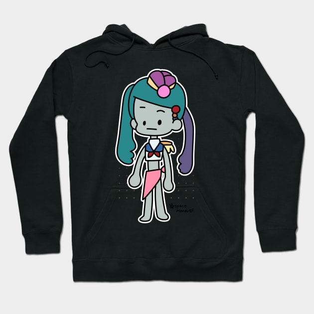 Space sailor Hoodie by spacemandu